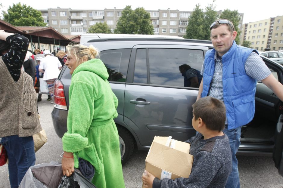 Daiktų dovanojimo akcija sulaukė didelio dėmesio