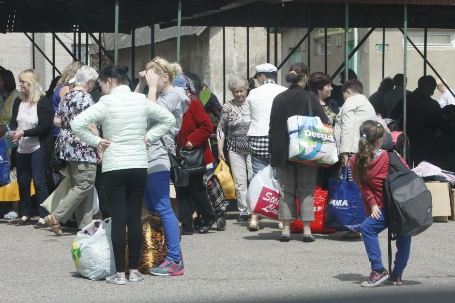 Daiktų dovanojimo akcija sulaukė didelio dėmesio