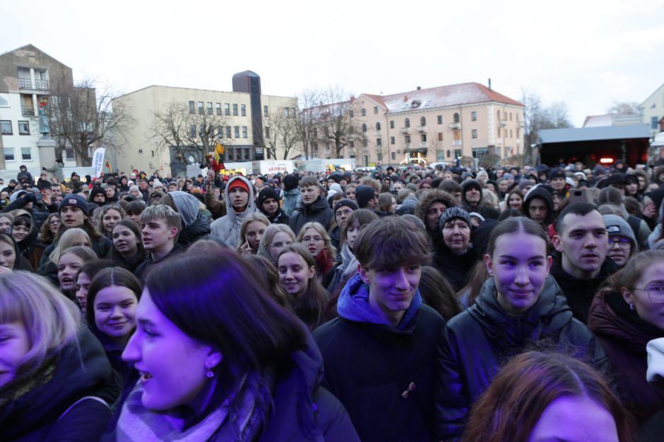 Klaipėdiečiai nepabūgo žvarbos