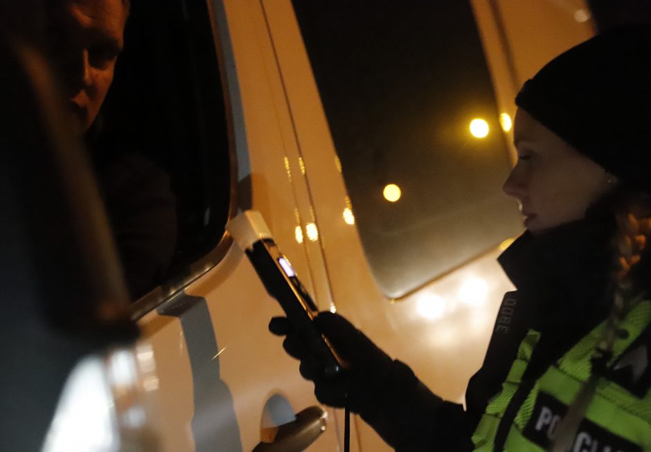 Kauno policijos vykdytas reidas 