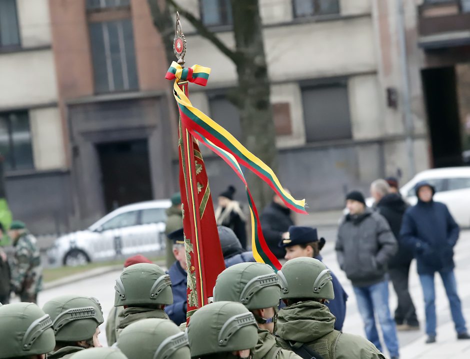 Lietuvos kariuomenės diena Kaune – žvarbi, bet su šypsenomis