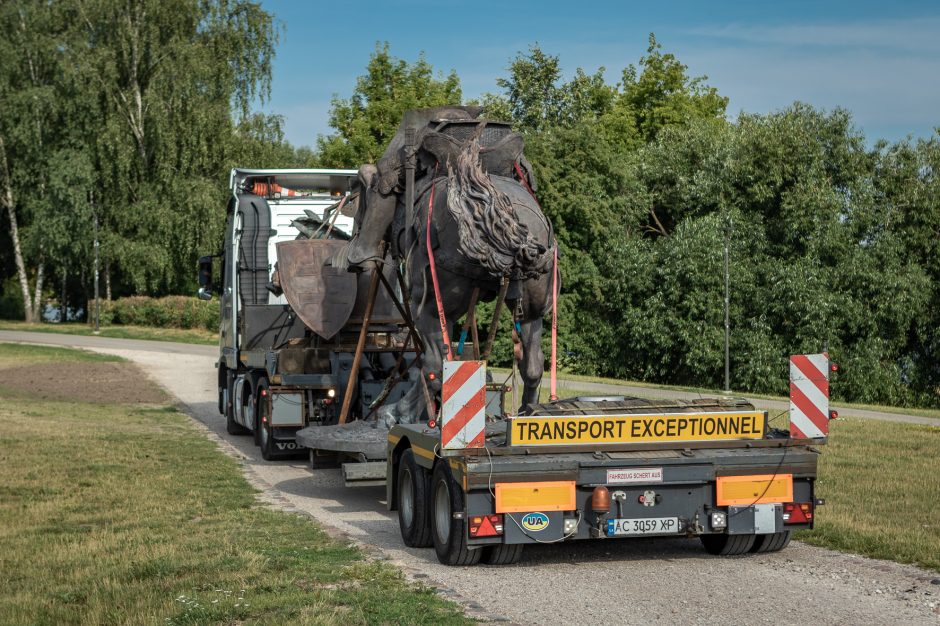 „Laisvės karys“ prie Kauno pilies