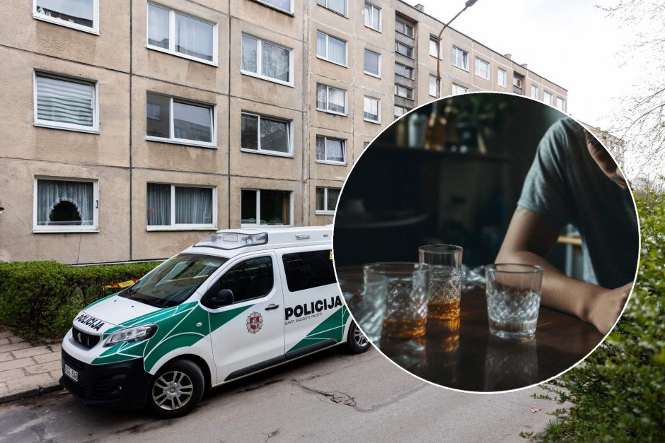 Kaune išgertuvės bute baigėsi dviejų vyrų konfliktu: teko kviesti ir vaiko teisių gynėjus