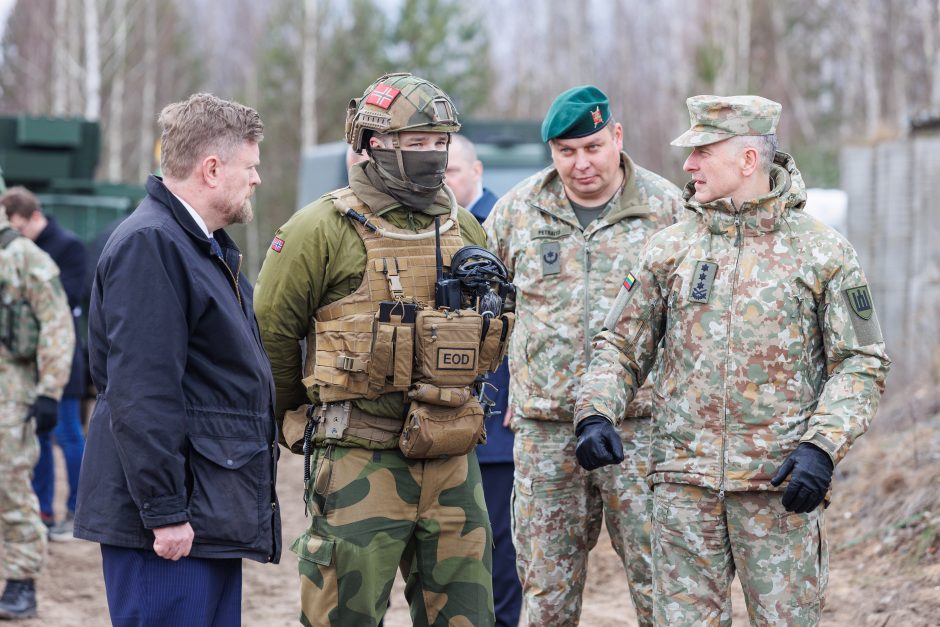 Lietuvoje lankėsi Islandijos kariuomenės vado funkcijas vykdantis J. G. Allanssonas