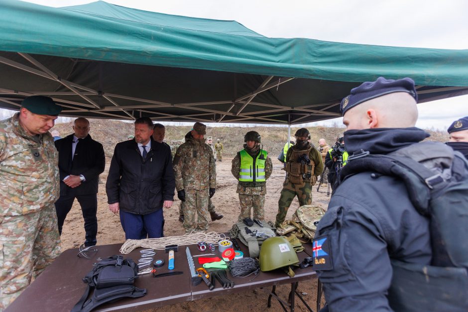 Lietuvoje lankėsi Islandijos kariuomenės vado funkcijas vykdantis J. G. Allanssonas