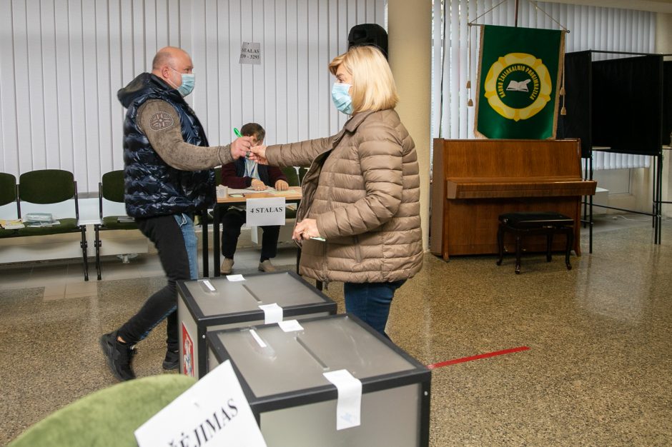 Kauniečiai renka naują Seimą (balsavimas rinkimų antrajame ture)