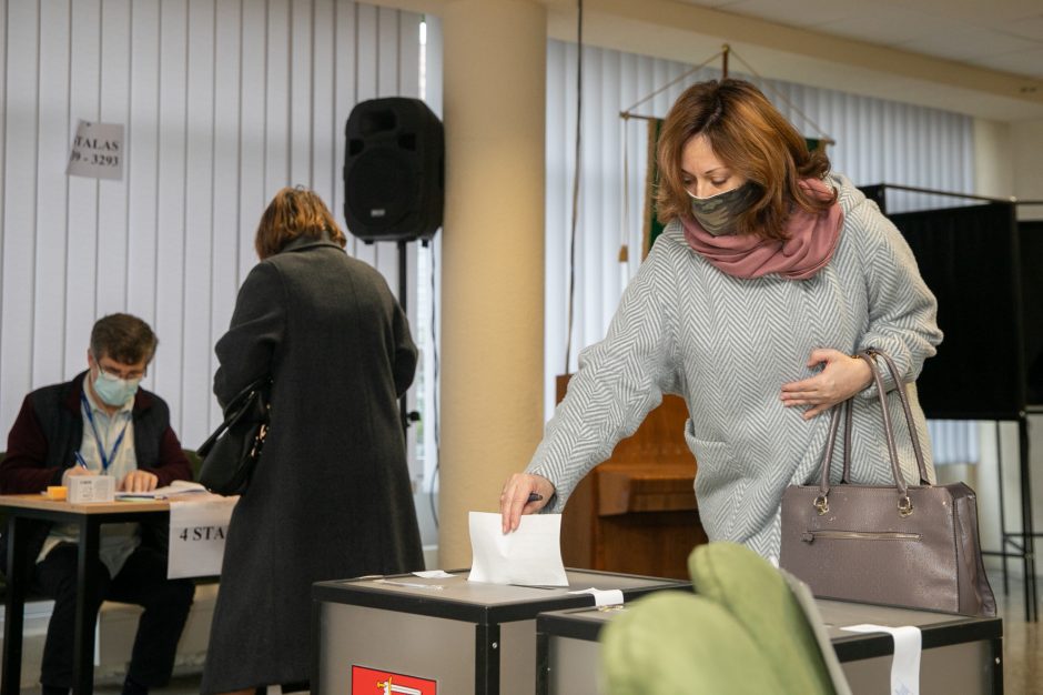 Kauniečiai renka naują Seimą (balsavimas rinkimų antrajame ture)