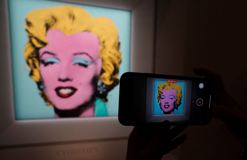M. Monroe atvaizdas bus parduotas aukcione: vertė – 182 mln. eurų