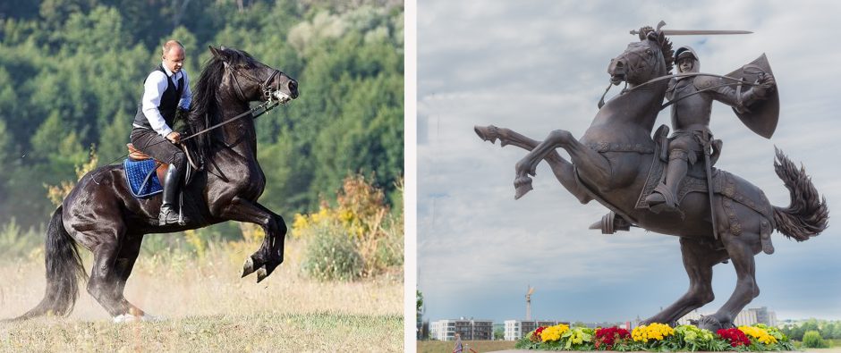 Prieglobstį Kauno rajone ras ir „Laisvės kario“ žirgo modelis Lauruša