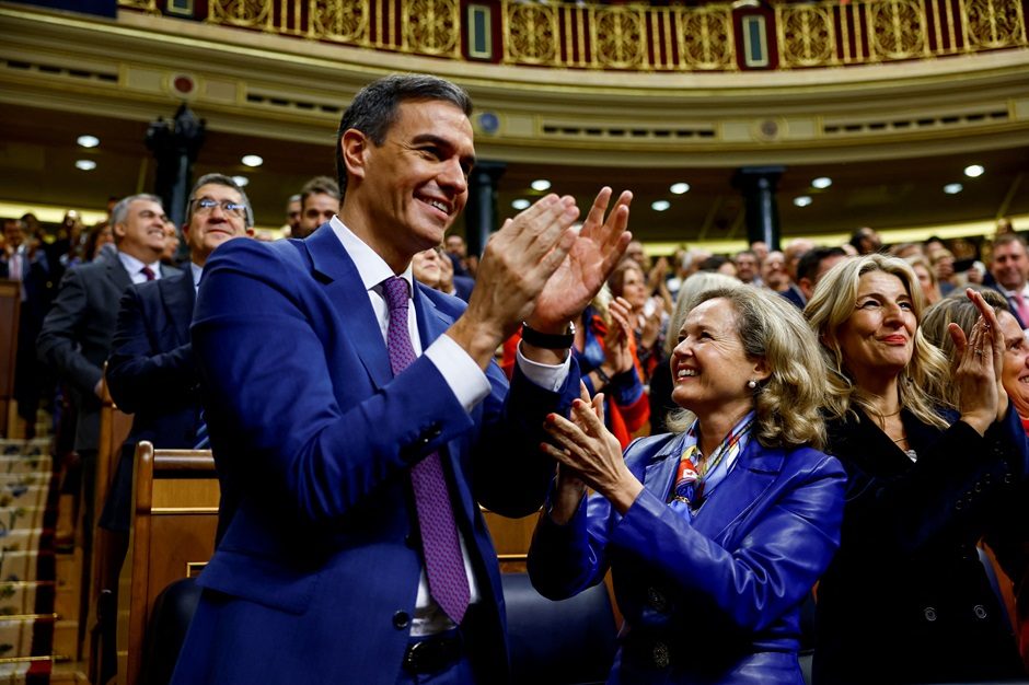 Ispanijos parlamentas patvirtino P. Sanchezą naujai premjero kadencijai