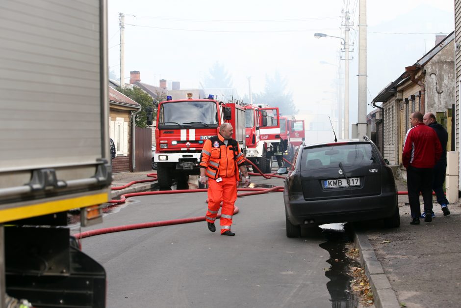 Gaisras Žaliakalnyje