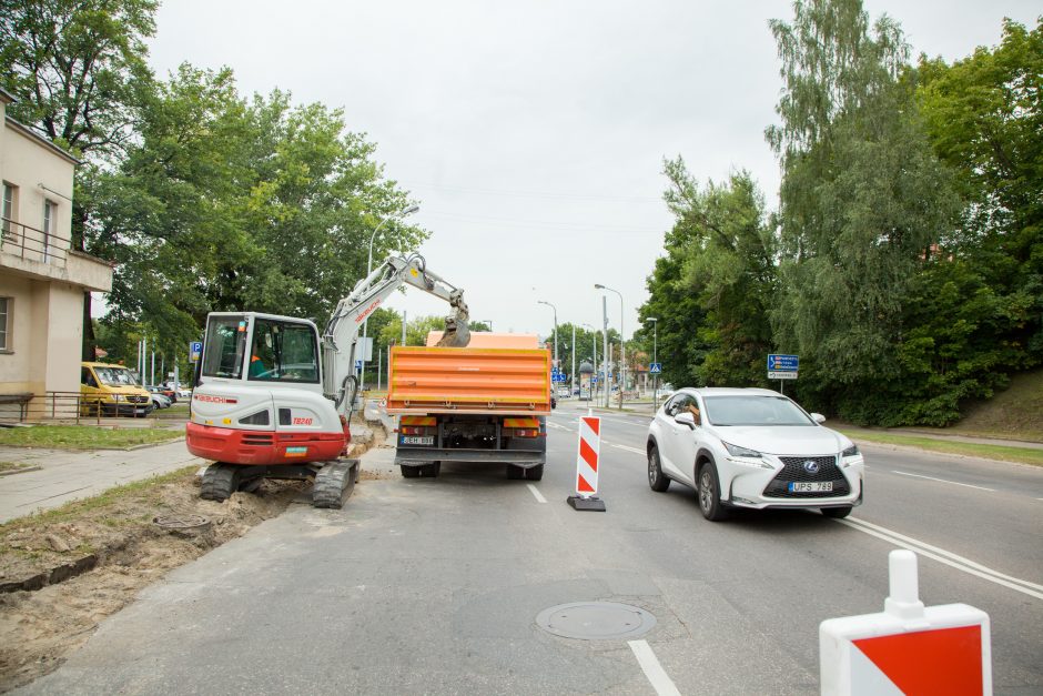 Tvarkomoje Olandų gatvėje bus paklota naujoviška asfalto danga