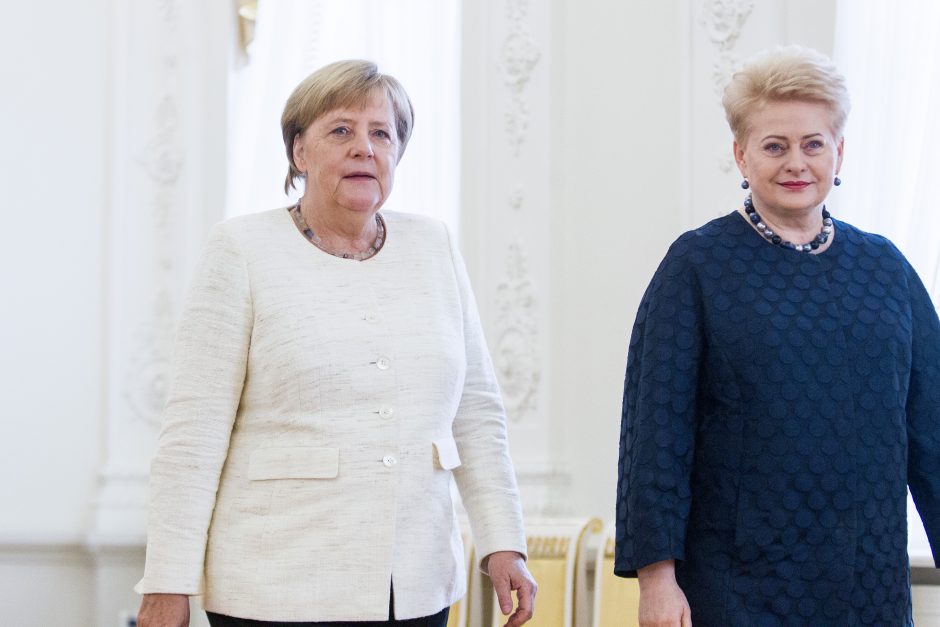 A. Merkel negailėjo komplimentų nei D. Grybauskaitei, nei lietuviams