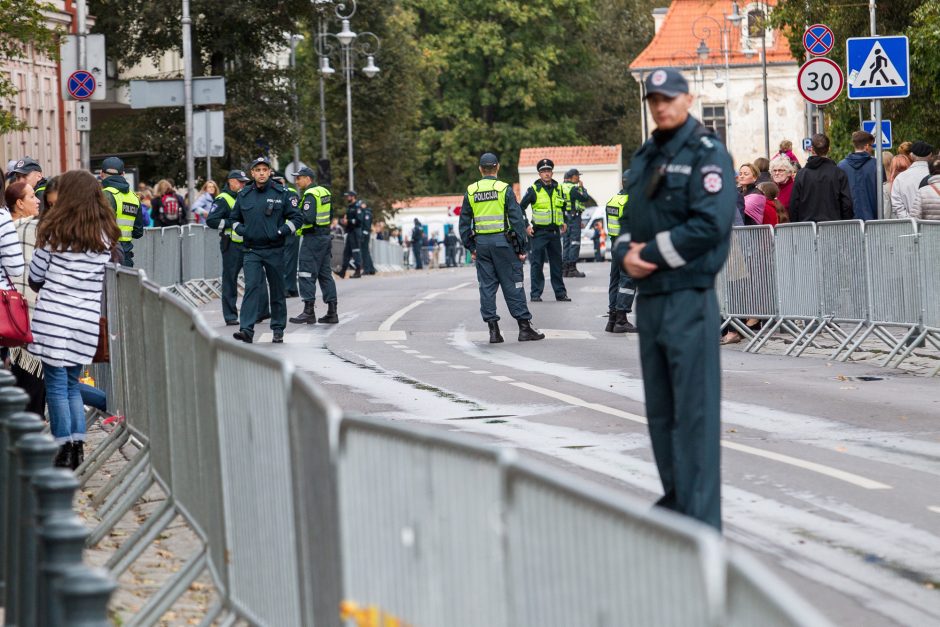 Popiežiaus vizito užkulisiai: su kokiais iššūkiais susidūrė policija?