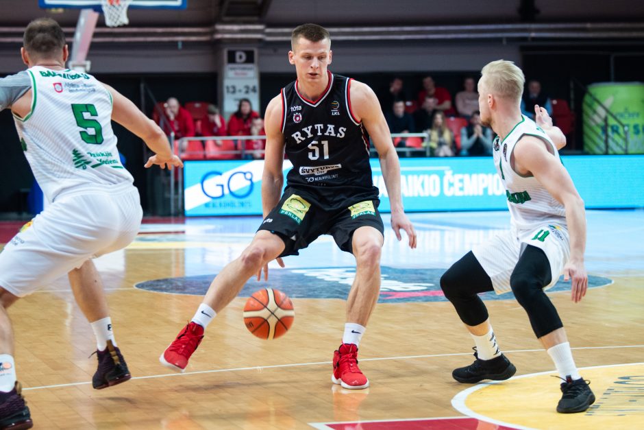 LKL kovos: „Rytas“ – „Dzūkija“ 92:69