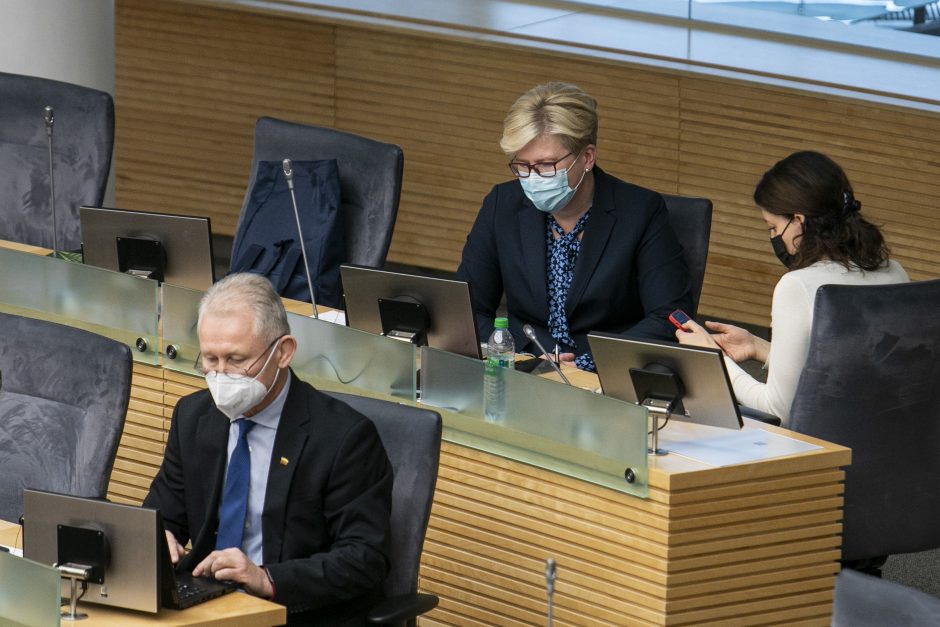 Seimas pradėjo diskusijas dėl I. Šimonytės kandidatūros į premjerus