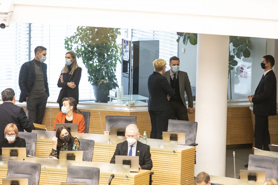 Seimas pradėjo diskusijas dėl I. Šimonytės kandidatūros į premjerus