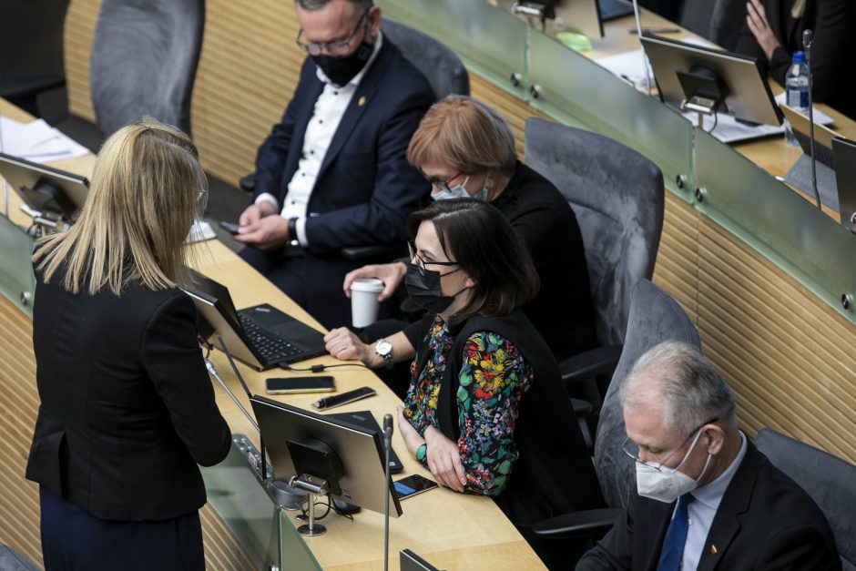 Seimas pradėjo diskusijas dėl I. Šimonytės kandidatūros į premjerus