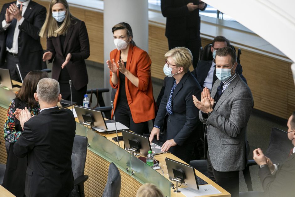 Seimas pradėjo diskusijas dėl I. Šimonytės kandidatūros į premjerus