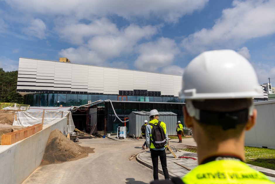 Olimpinį Lazdynų baseiną Vilniuje tikimasi atidaryti dar šiemet