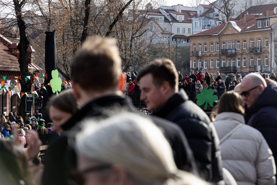 Vilniuje švenčiama Šv. Patriko diena