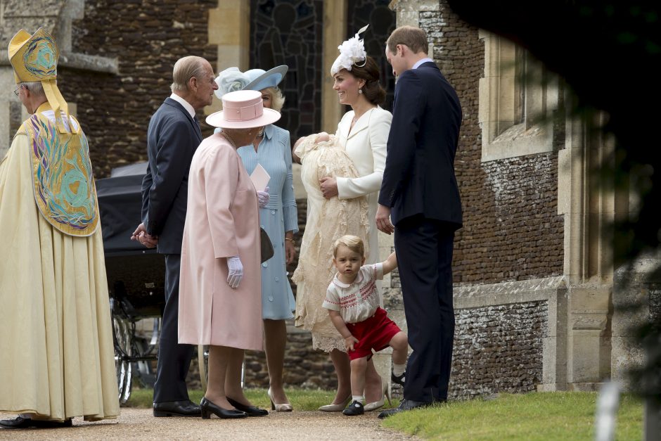 Pakrikštyta Britanijos princesė Charlotte