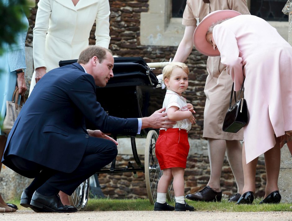 Pakrikštyta Britanijos princesė Charlotte