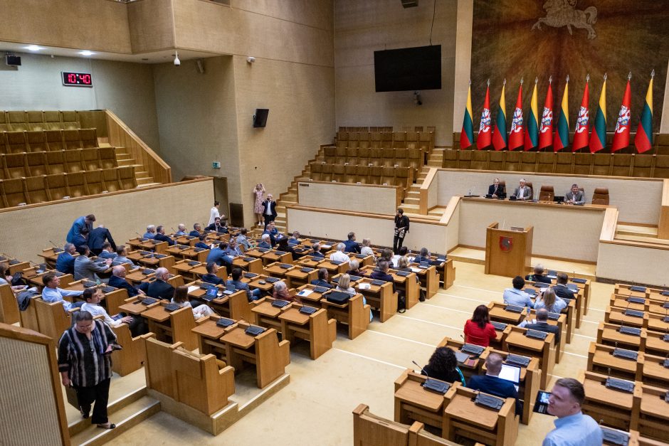 Politologai įvertino chaotišką dieną Seime ir prezidento poziciją: atrodo nesolidžiai