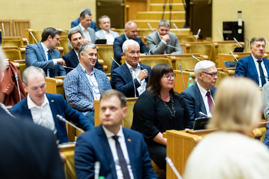 Politologai įvertino chaotišką dieną Seime ir prezidento poziciją: atrodo nesolidžiai