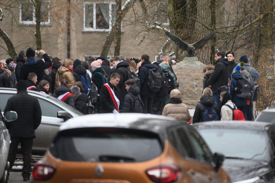 Iškilmingas S. Konarskio paminklo atidengimas