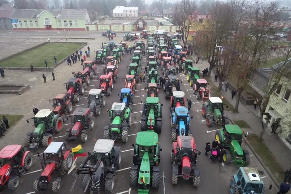 Lietuvoje – ūkininkų protestas