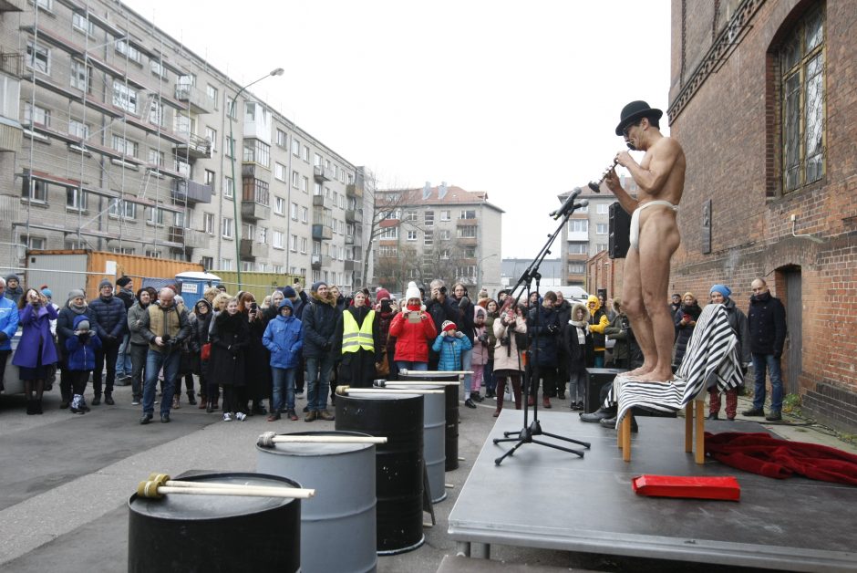 Prie senojo policijos pastato – protestas už kuriantį miestą