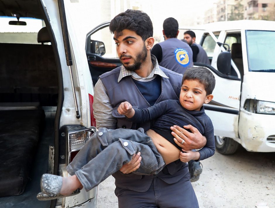 Sirijoje per aviacijos smūgius mokykloje žuvo 22 vaikai