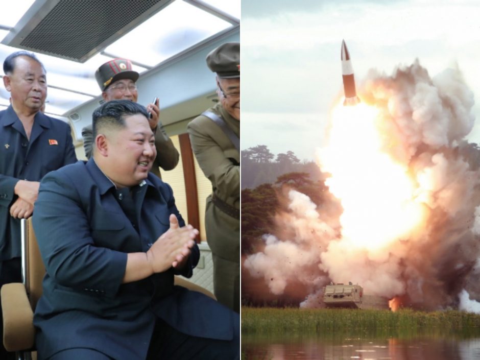 Šiaurės Korėjos lyderis vėl stebėjo „naujo ginklo“ bandymą