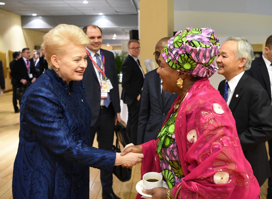 D. Grybauskaitė: pagalba Afrikai – naujiems pabėgėlių srautams išvengti