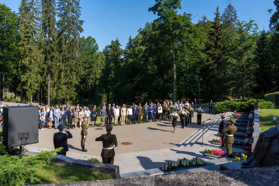 G. Nausėda Medininkuose: iššūkis, kurį privalome atlaikyti – Minsko režimas, ne migrantai