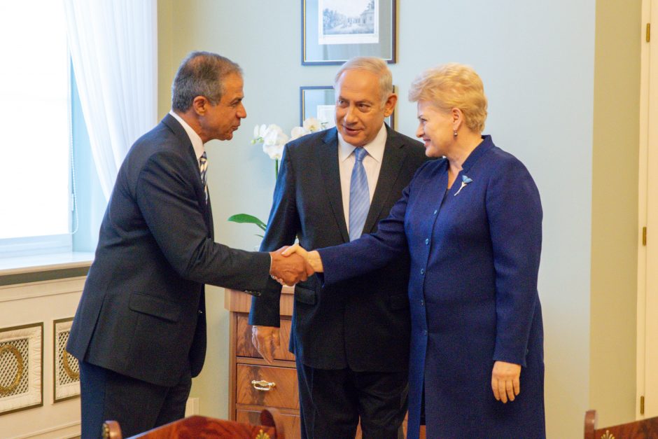 Izraelio premjeras iš D. Grybauskaitės išgirdo ir kritikos