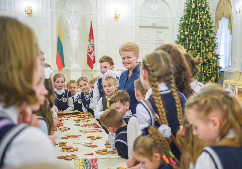 Tradicinis prezidentės ir vaikų susitikimas