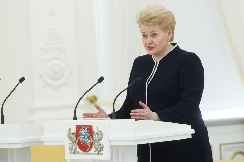 D. Grybauskaitė: šią savaitę užsitikrinome savo saugumą