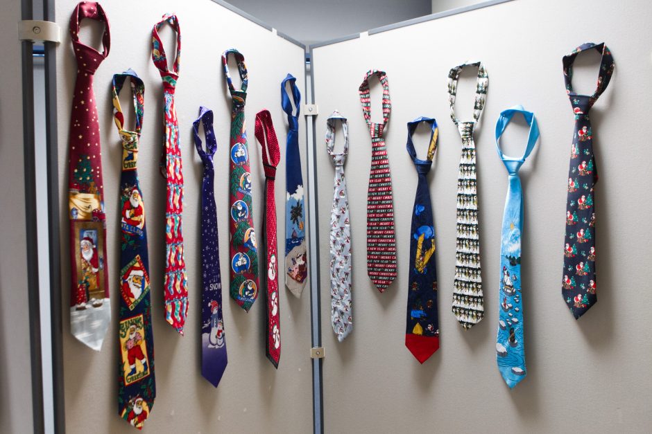 J. Šalkausko kolekcijoje – per 1000 kaklaraiščių