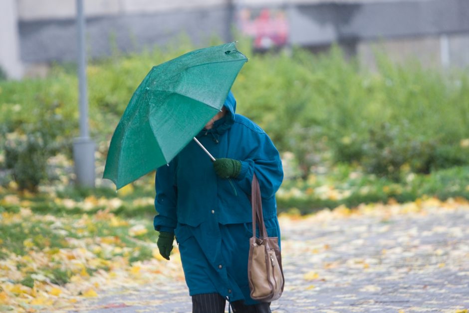 Sinoptikai: bus debesuota, kai kur gali palyti