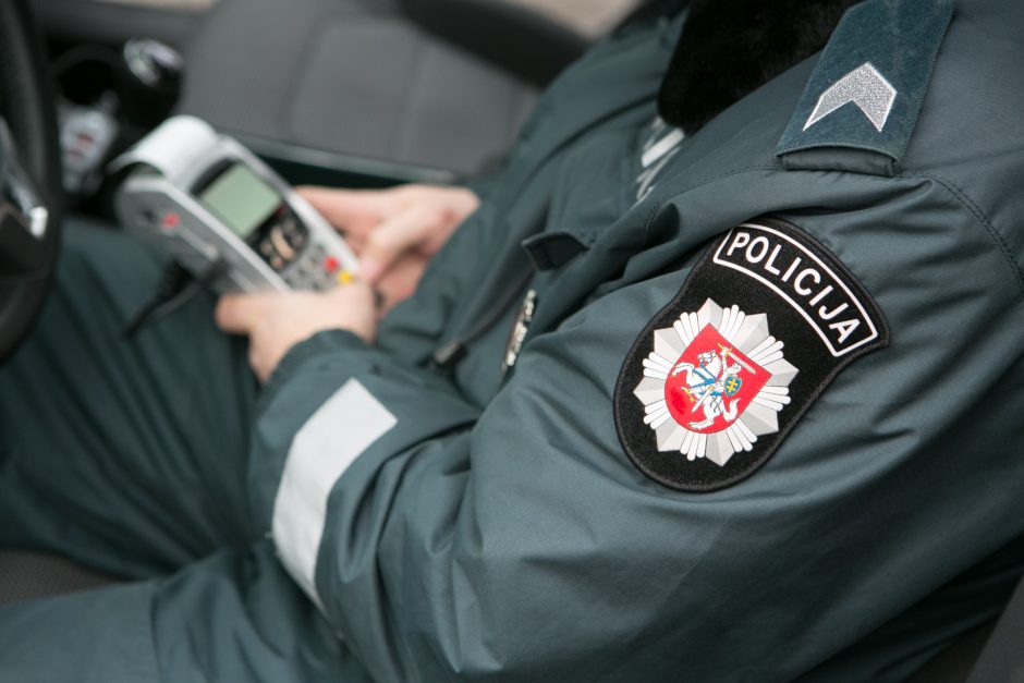 Rokiškyje per avariją nužaloti du policininkai