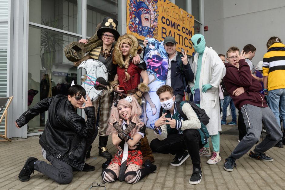 Akimirkos iš renginio „Comic Con Baltics“