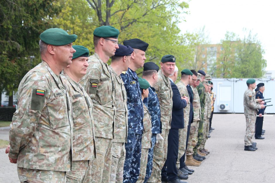 Karių išlydėtuvės į tarptautines misijas ir operacijas