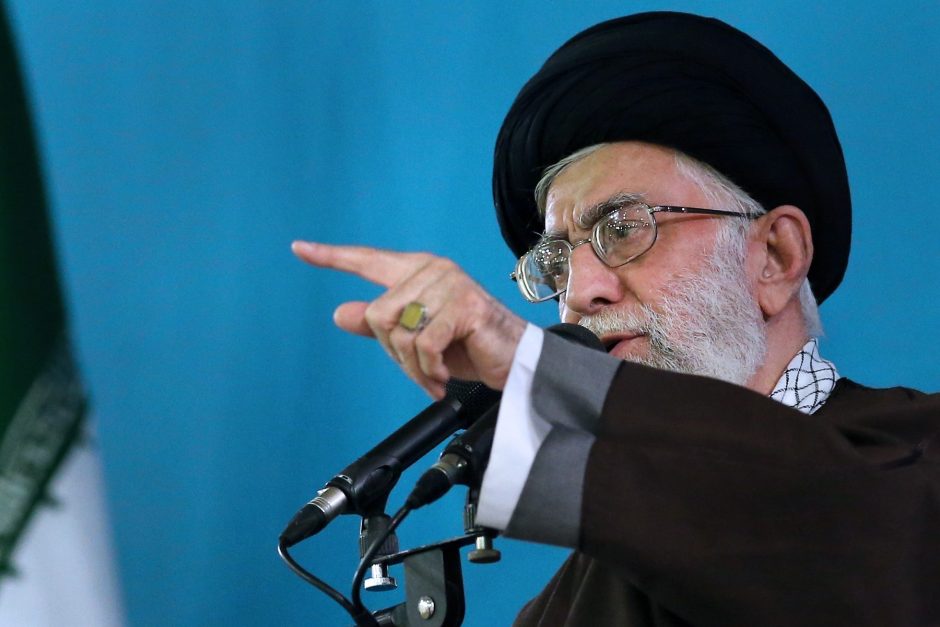 Irano lyderis: JAV sukūrė branduolinių ginklų mitą
