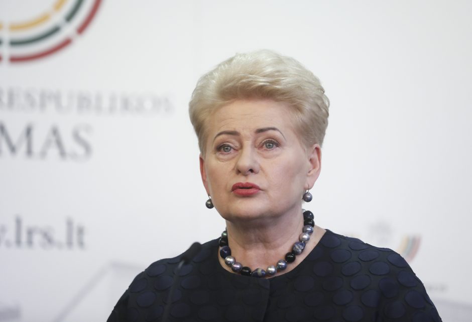 D. Grybauskaitė: tai valdžios santykio su visuomene krizė