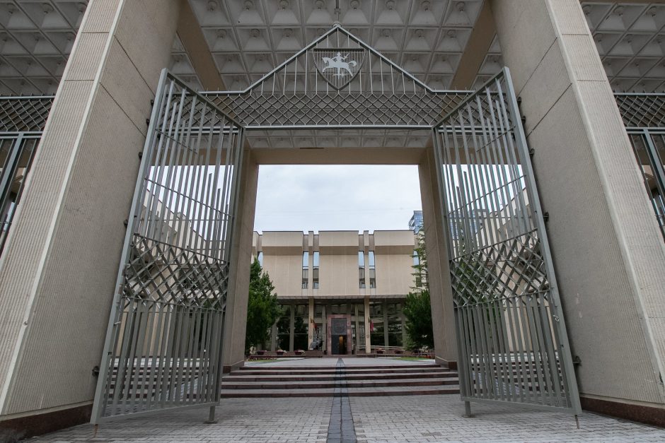 Kitą savaitę visuomenei atveriamas Seimo rūmų Didysis kiemas
