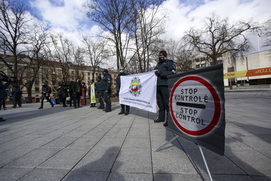 Profsąjungos pirmininkė apie policininkų skiepijimą: valstybės požiūris demotyvuoja