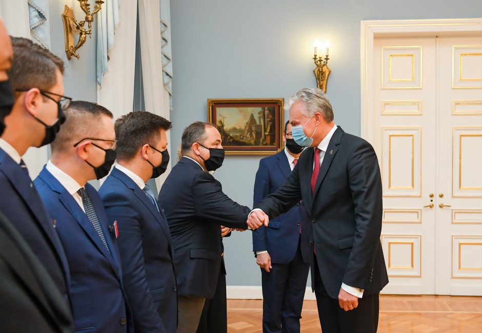 G. Nausėda susitiko su Lenkijos premjeru: aptarė situaciją Baltarusijoje