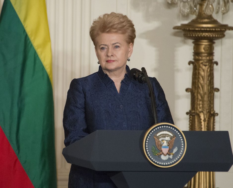 D. Grybauskaitė ir toliau išlaiko didžiausią visuomenės pasitikėjimą